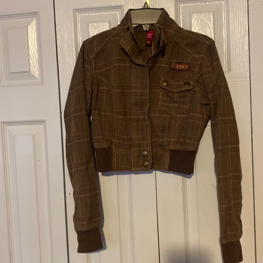 Girl crop jacket size small